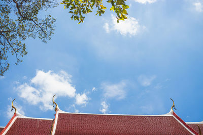 Low angle view of building against sky