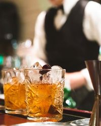 Close-up of drink on table