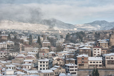 Aerial view of city