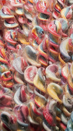 Full frame shot of multi colored candies