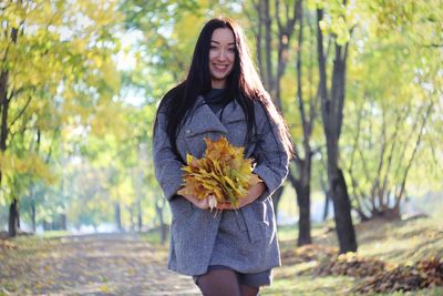 Portrait of a beautiful young woman