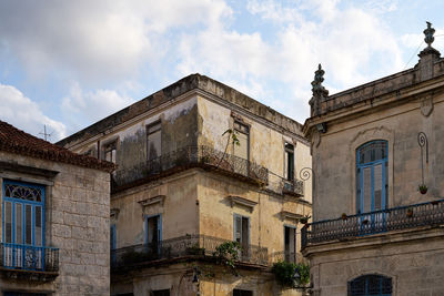 Low angle view of building against sky