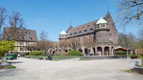 View of historic building against sky