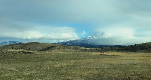 Scenic view of landscape against sky