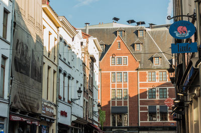 Residential buildings against sky