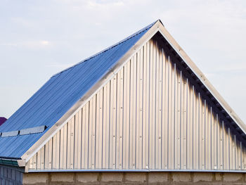 Low angle view of building against sky