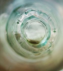 Close-up of glass bottle