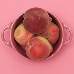 Close-up of fruits in plate