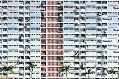 Full frame shot of residential building