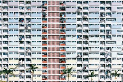 Full frame shot of residential building