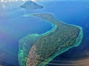 Aerial view of sea