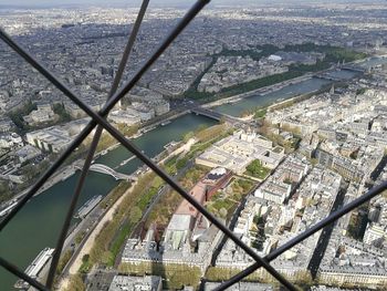 High angle view of cityscape