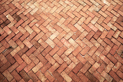 Full frame shot of cobblestone street
