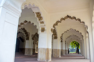 Corridor of historic building