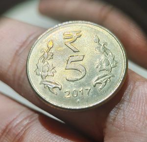 Close-up of hand holding coin