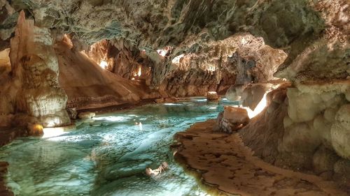 Panoramic view of cave