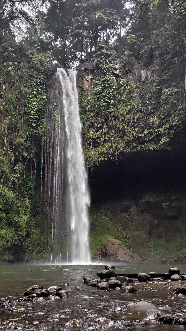 SCENIC VIEW OF WATERFALL