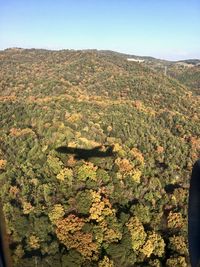 Scenic view of landscape against clear sky