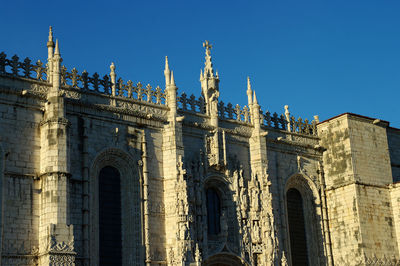 Low angle view of historical building against sky