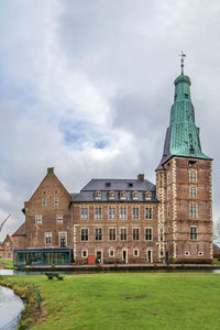 Water castle raesfeld in muensterland, north rhine-westphalia, germany