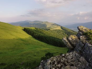 Scenic view of landscape against sky
