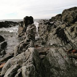 Panoramic view of sea against sky