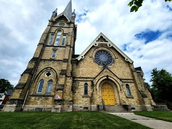 Low angle view of church