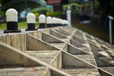 Close-up of concrete structure