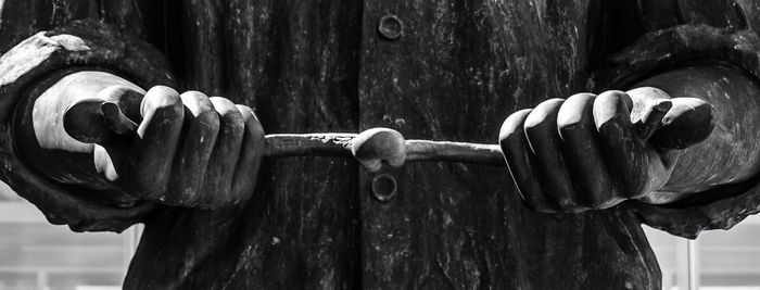 Close-up of old wooden door