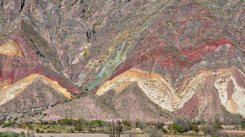 Full frame shot of rocks on land