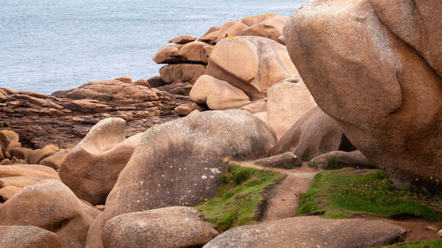 Rocks on beach