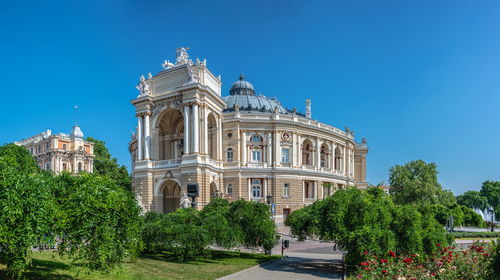 Odessa, ukraine 02.05.2023. national academical opera and ballet theater in odessa, ukraine