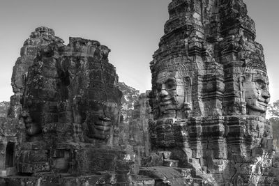 Low angle view of a temple