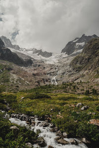 Magnificent landscapes on the italian alps