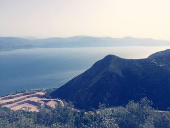 Scenic view of mountains