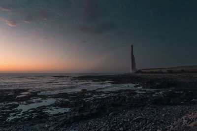 Photograph of the lighthouse in the north of tenerife