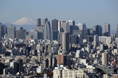 Modern cityscape against sky