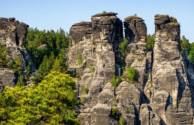 Bastei rock formation 