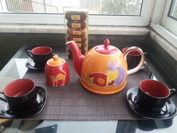 Close-up of red chili peppers