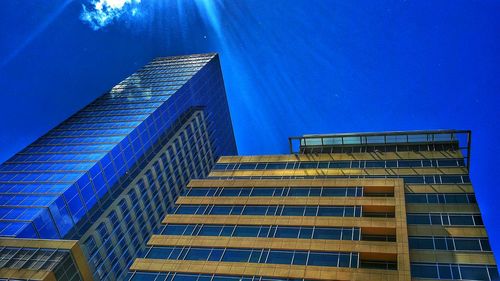 Low angle view of modern building