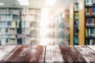 Close-up of books on table