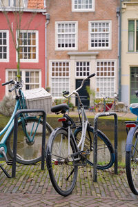 Bicycles on street