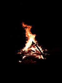 Bonfire at night