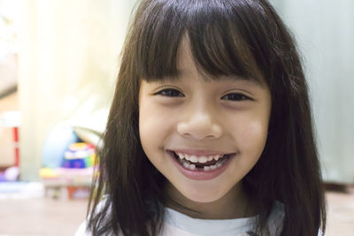 Portrait of smiling girl