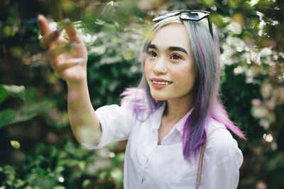 Beautiful asian woman posing for photoshoot session.