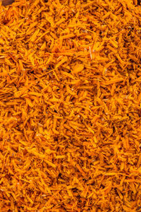 Full frame shot of orange flowers