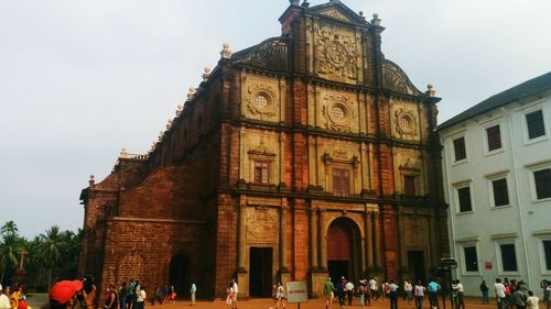 Low angle view of historical building