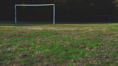 View of soccer field