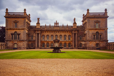 View of historic building against cloudy sky