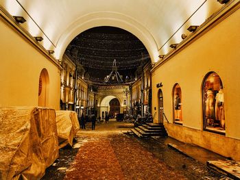 Interior of temple